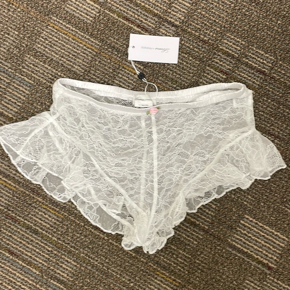Lovers and friends lace boy shorts small